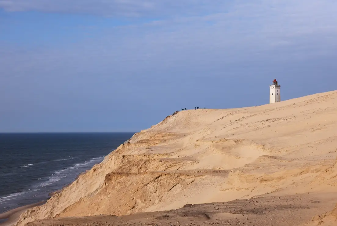 danemark rubjerg knude dunes et phare