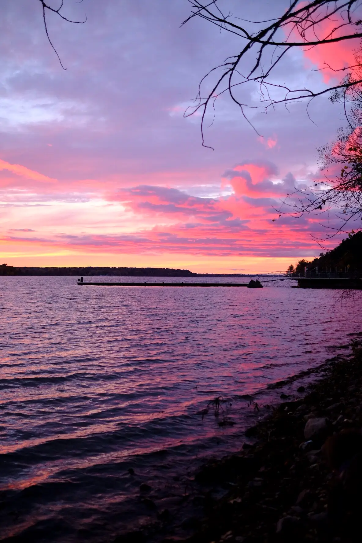 coucher de soleil canada Oka québec