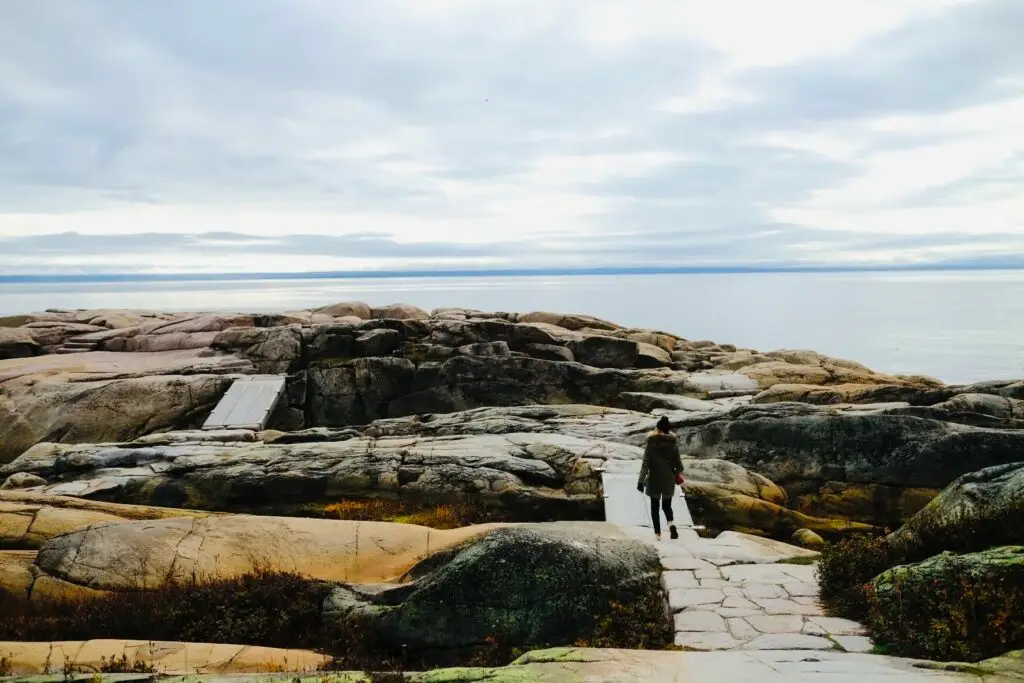 Amérique du Nord Canada québec tadoussac pierre