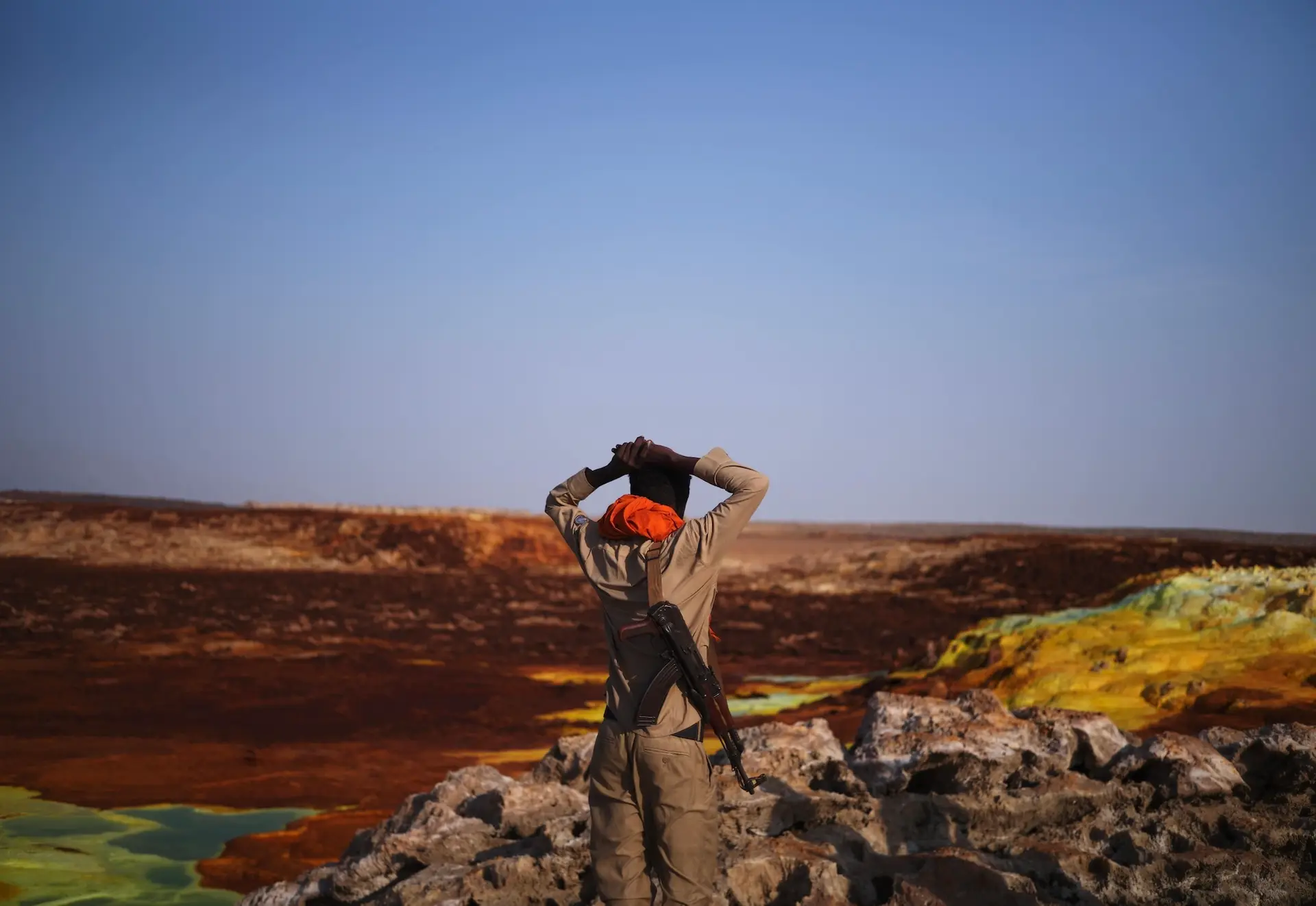 garde forestier dans le dallol