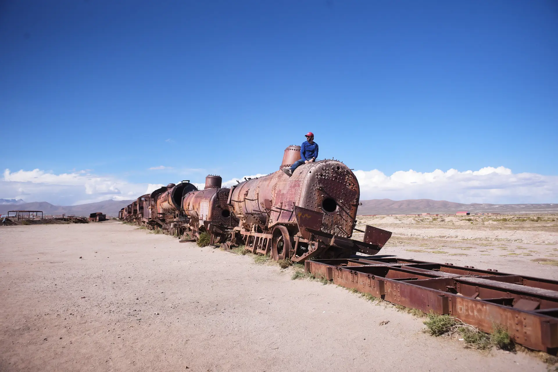 Le Salar d'Uyuni, 8ème merveille du monde cimetière de trains