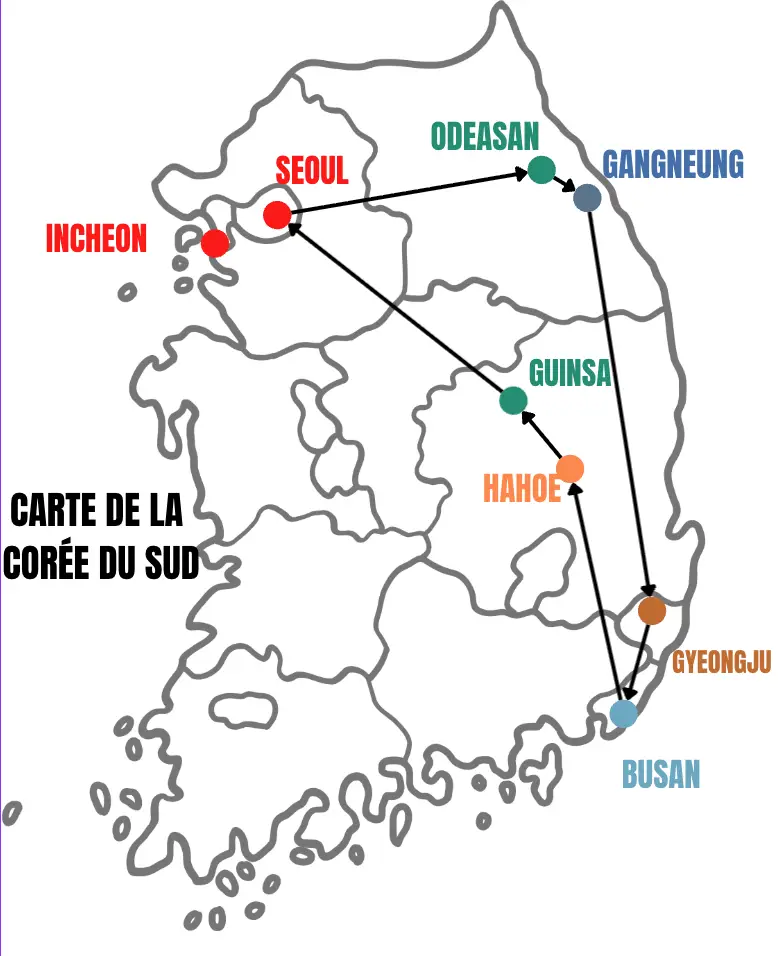 une semaine en corée du sud