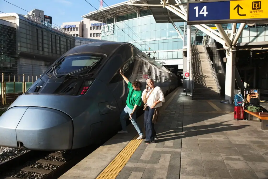 prendre le train en corée du sud
