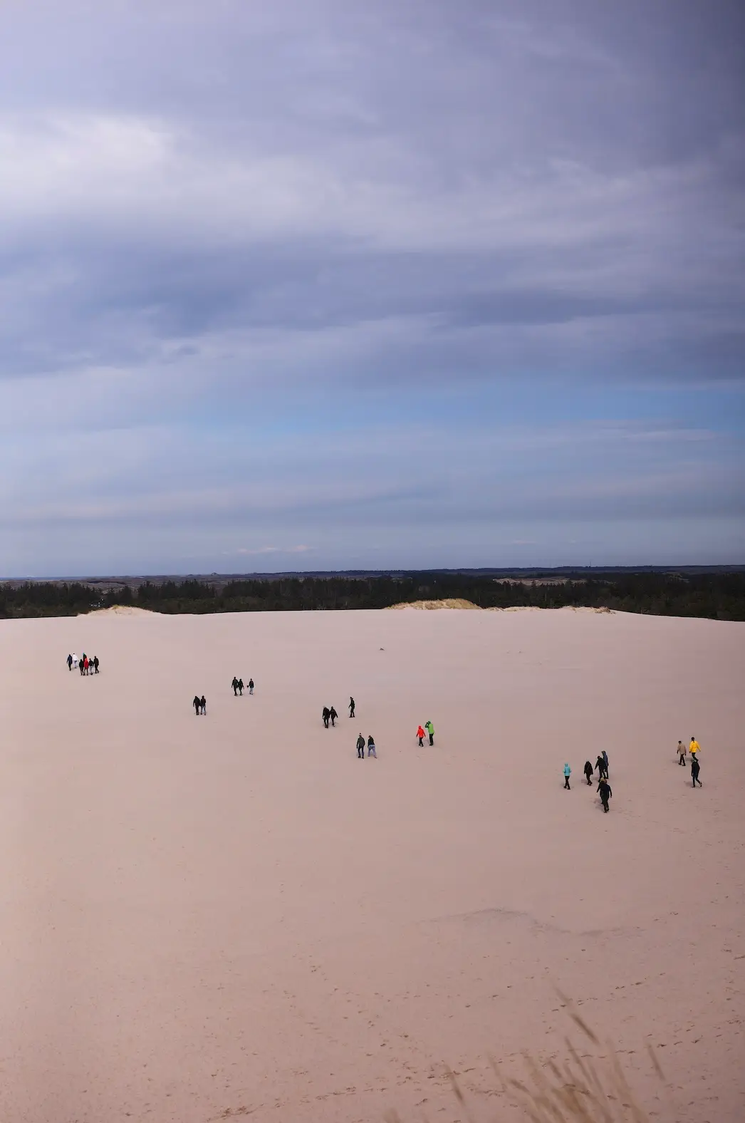 rabjerg mile groupe marchant dans les dunes