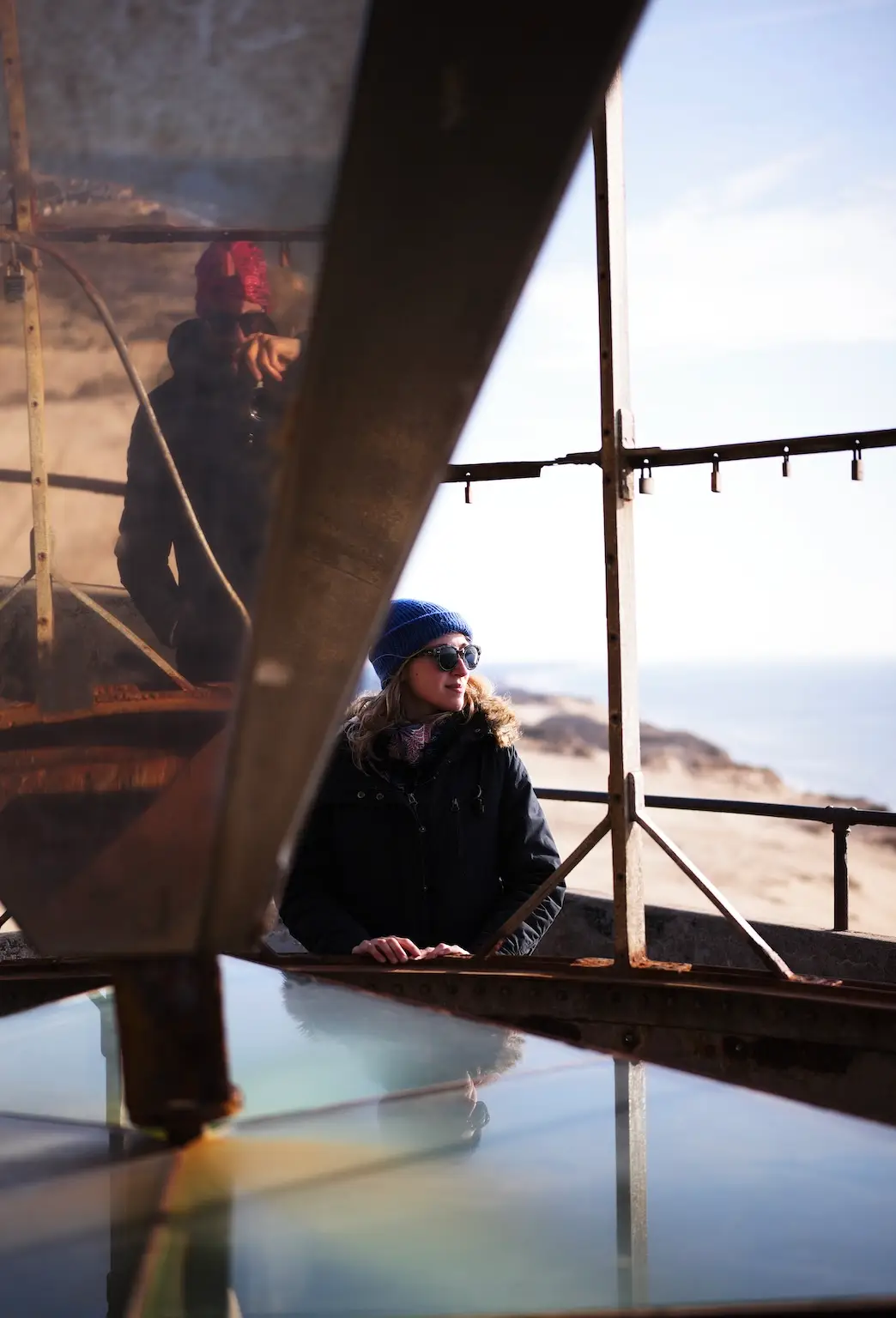 pauline dans le phare du rubjerg knude miroir
