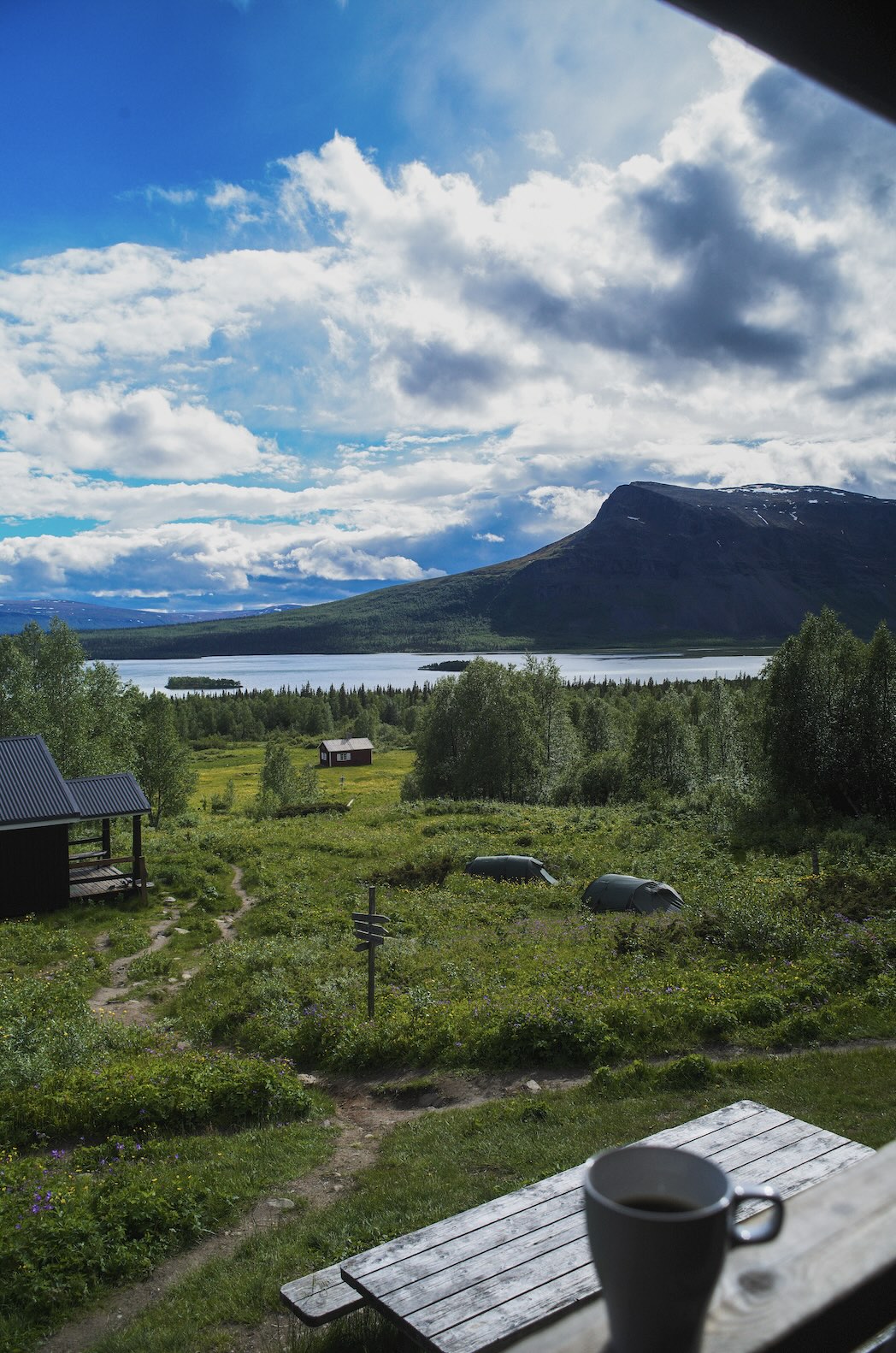 aktse forêt lac skierfe stf cabin