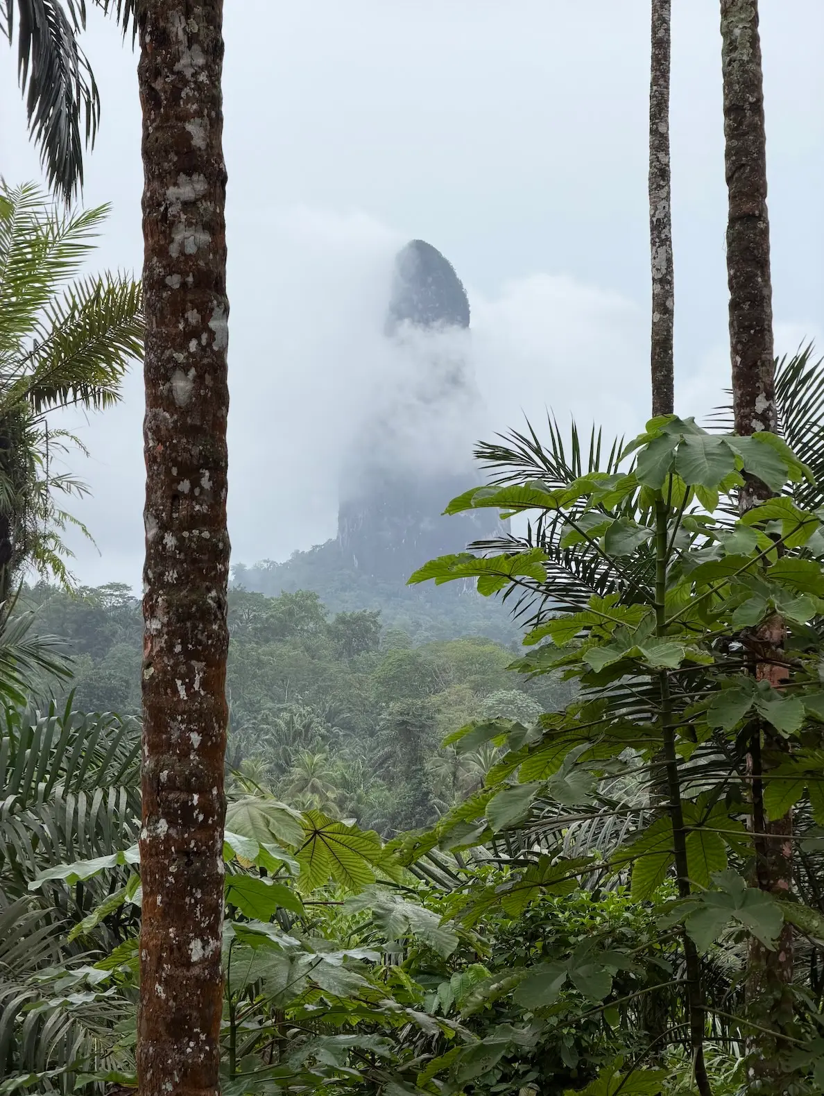 pico cao grande point de vue sao tome