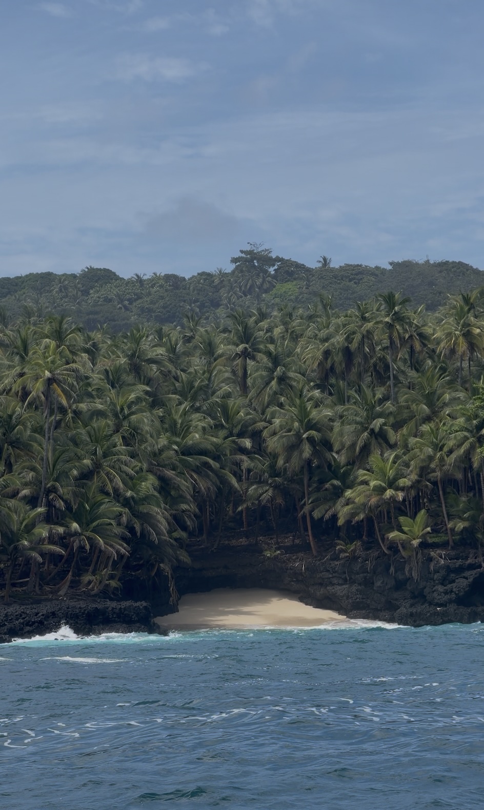 battery beach ilheu das rolas sao tome