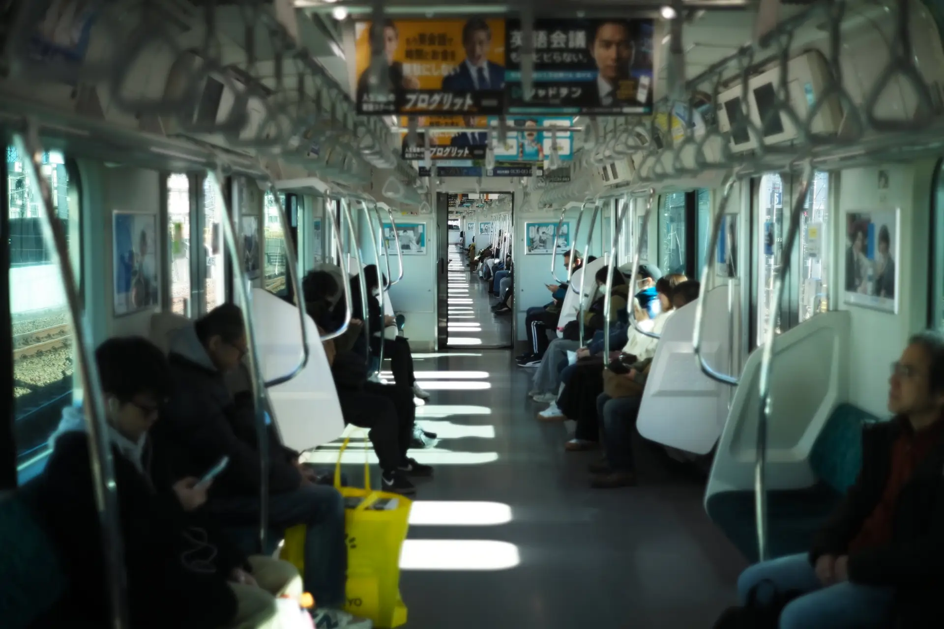 rue de tokyo en hiver