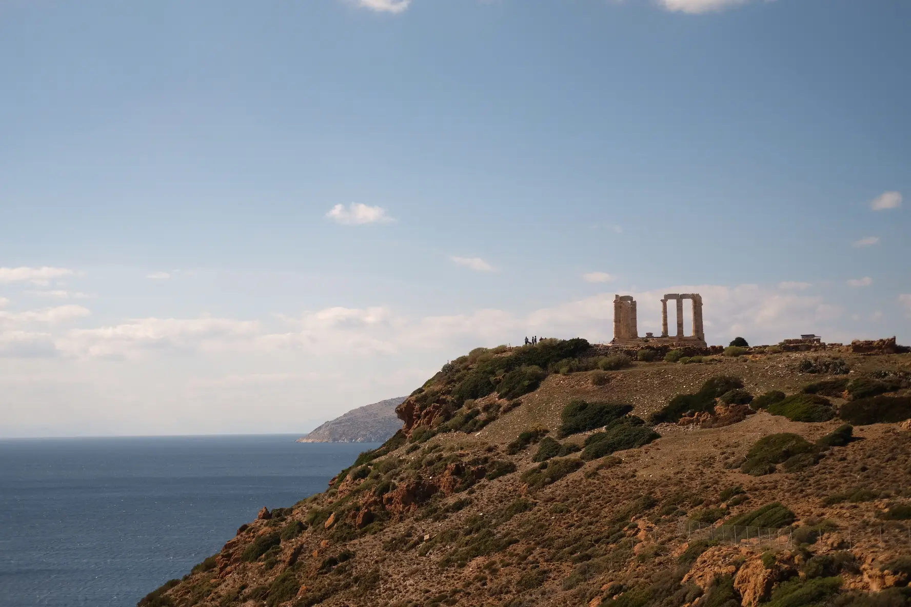 route côtière de la Riviera athénienne vers Sounion