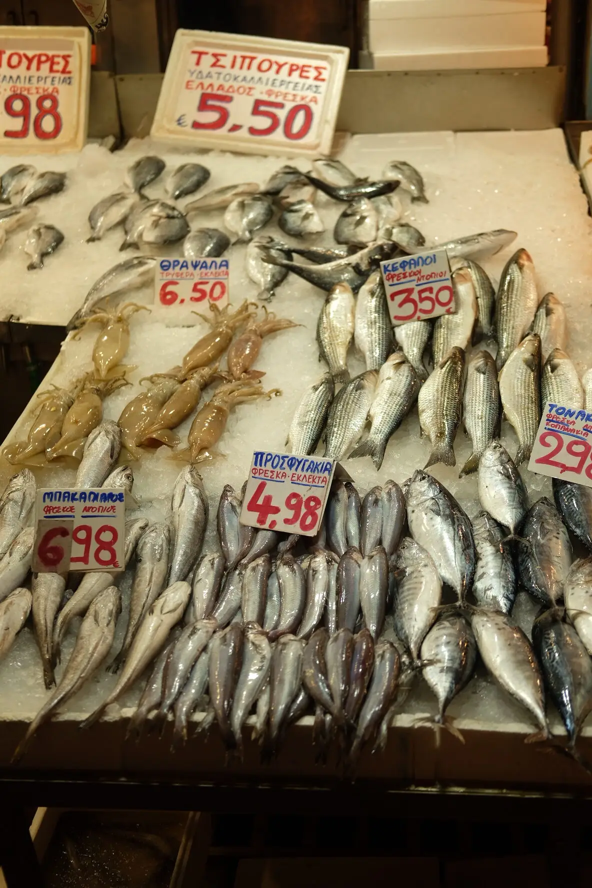 marché de poissons