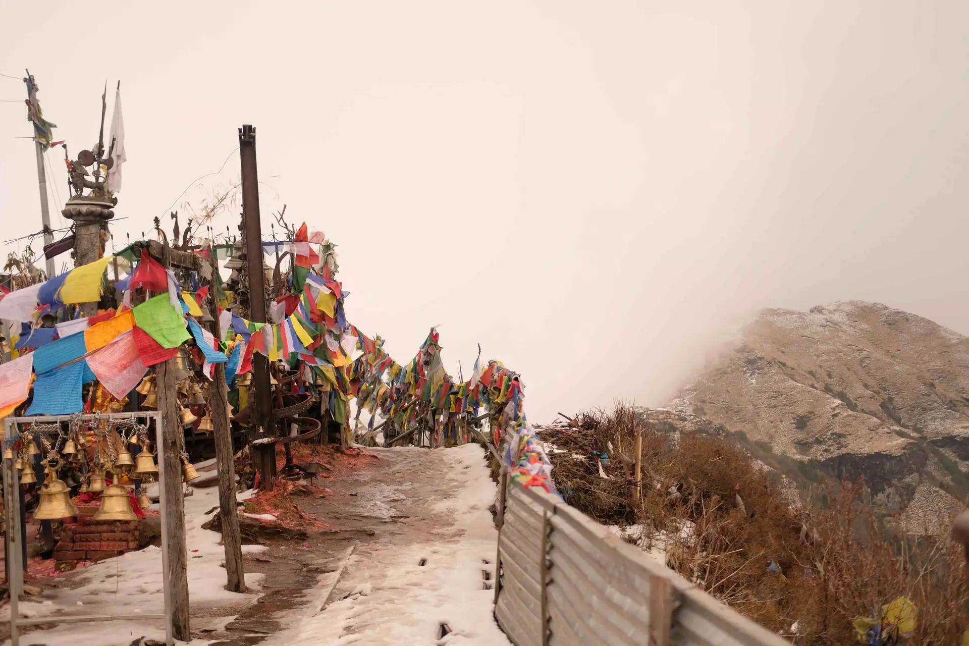 Le Gauri Shankar vu depuis la crête de Kalinchowk, district de Dolakha